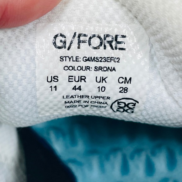 G/FORE Gallivantor Golf Shoe Camo Pebble G4MS23EF02 Sardina White / Green Sz 11 - Picture 3 of 16